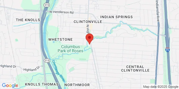Map of 4041 N High St Ste 101 Columbus, OH 43214