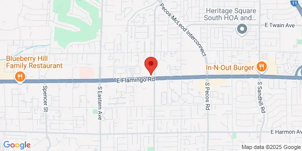 Map of 2950 E Flamingo Rd Ste E Las Vegas, NV 89121
