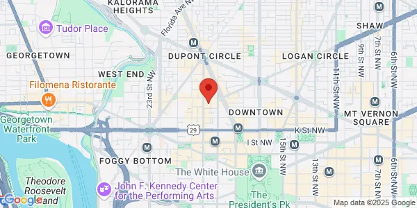 Map of 1145 19th St NW Ste 702 Washington, DC 20036