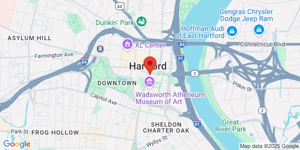 Map of 750 Main St Ste 1108-2 Hartford, CT 06103
