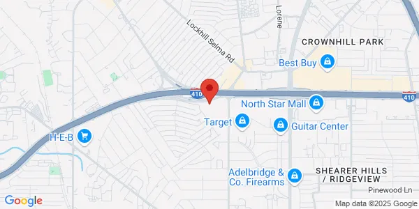 Map of 1100 NW Loop 410 Ste 761 San Antonio, TX 78213