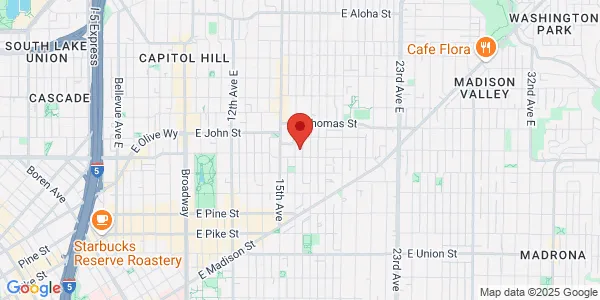 Map of 122 16th Ave E Seattle, WA 98112
