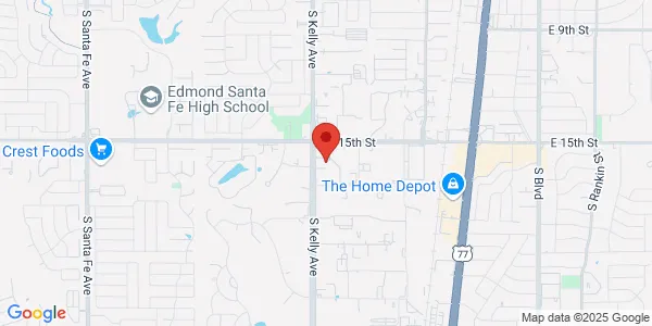 Map of 740 Signal Ridge Dr Edmond, OK 73013