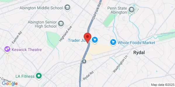 Map of 938 Old York Rd Abington, PA 19001
