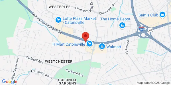 Map of 6333 Baltimore National Pike Catonsville, MD 21228