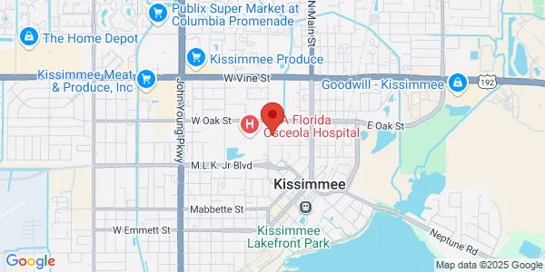 Map of 819 N Central Ave Kissimmee, FL 34741