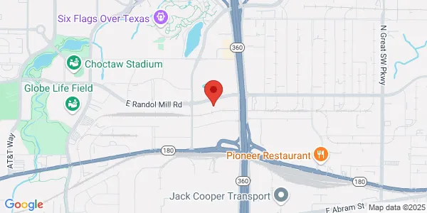 Map of 2420 E Randol Mill Rd Arlington, TX 76011