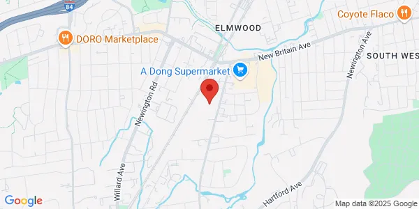 Map of 111 South St West Hartford, CT 06110