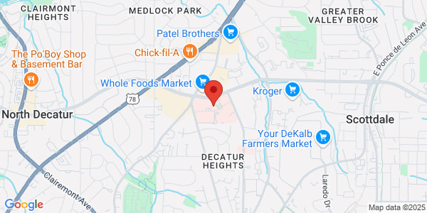 Map of 2675 N Decatur Rd Ste 210B Decatur, GA 30033