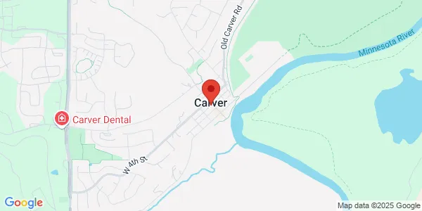 Map of 308 Broadway St Carver, MN 55315