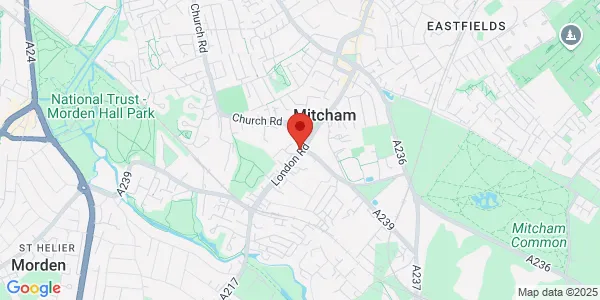 Map of 356 London Road Mitcham CR4 3ND United Kingdom