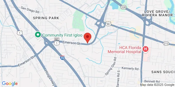 Map of 4427 Emerson St Unit 7A Jacksonville, FL 32207