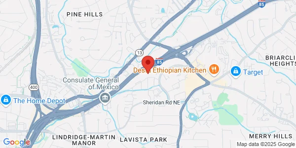 Map of 57 Executive Park S Ste 390 Atlanta, GA 30329