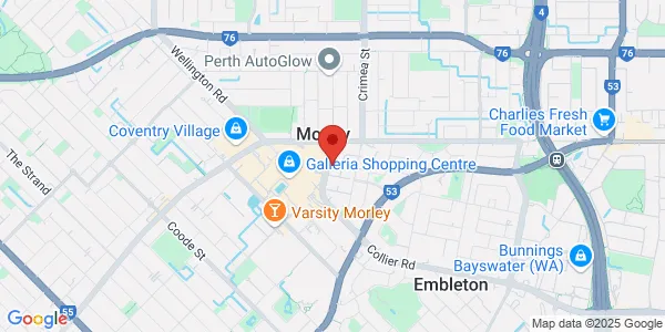 Map of 29 Collier Rd Morley Western Australia 6062 Australia