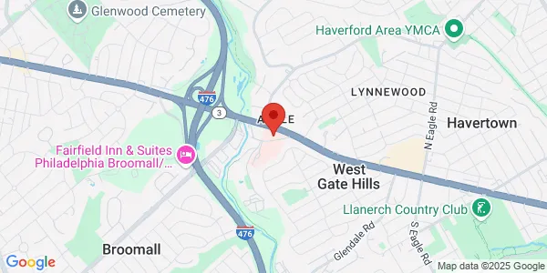 Map of 2010 W Chester Pike Ste 115 Havertown, PA 19083