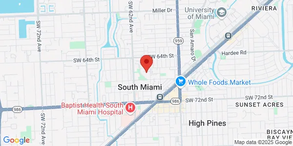 Map of 5962 SW 66th Ter South Miami, FL 33143