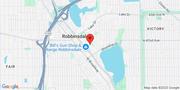 Map of 4064 Lakeland Ave N Robbinsdale, MN 55422