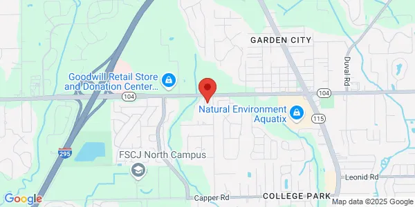Map of 3890 Dunn Ave Ste 1004 Jacksonville, FL 32218