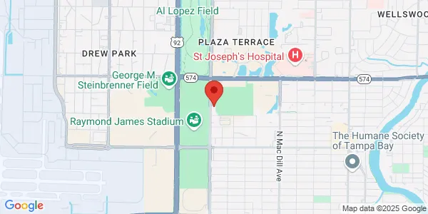 Map of 4221 N Himes Ave Tampa, FL 33607