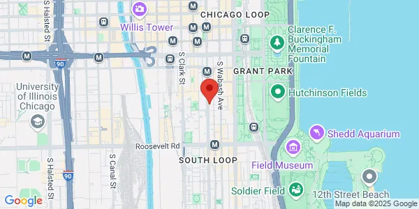Map of 825 S State St Chicago, IL 60605