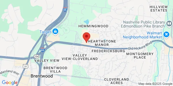 Map of 700 Old Hickory Blvd Ste 207 Brentwood, TN 37027