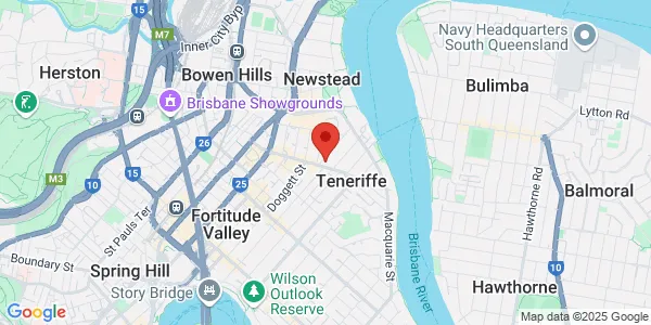 Map of Suite 2a,  Level 1 76 Commercial Rd Newstead Queensland 4006 Australia