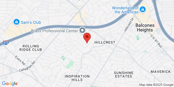 Map of 4203 Woodcock Dr Ste 210 San Antonio, TX 78228