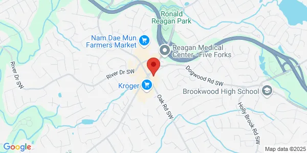 Map of 2990 Five Forks Trickum Rd Lawrenceville, GA 30044