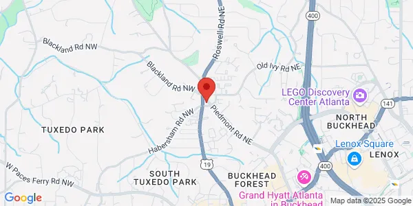 Map of 3617 Roswell Rd NE Ste A Atlanta, GA 30305