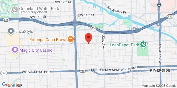 Map of 2390 NW 7th St Miami, FL 33125