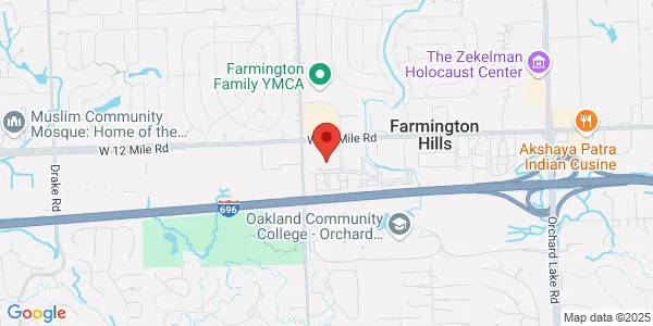 Map of 27620 Farmington Rd Unit 2 Farmington Hills, MI 48334