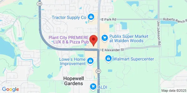 Map of 206 W Alexander St Ste 1 Plant City, FL 33563