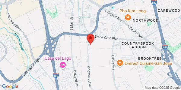 Map of 2284 Ringwood Ave Ste A San Jose, CA 95131