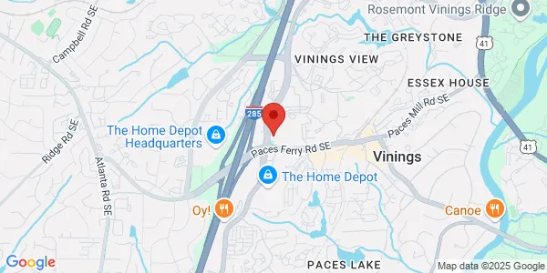 Map of 2675 Paces Ferry Rd SE Ste 160 Smyrna, GA 30339
