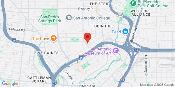 Map of 1200 Brooklyn Ave Ste 220 San Antonio, TX 78212