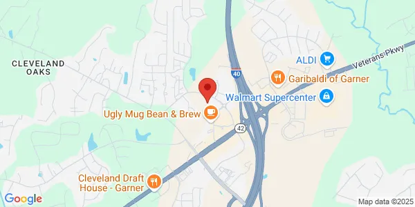 Map of 109 Professional Ct Ste 107 Garner, NC 27529