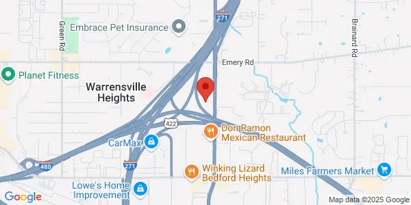 Map of 4760 Richmond Rd Ste 300 Warrensville Heights, OH 44128