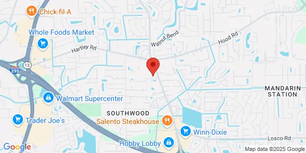 Map of 10696 Old St Augustine Rd Jacksonville, FL 32257