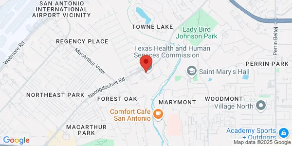 Map of 3300 Nacogdoches Rd Ste 110 San Antonio, TX 78217