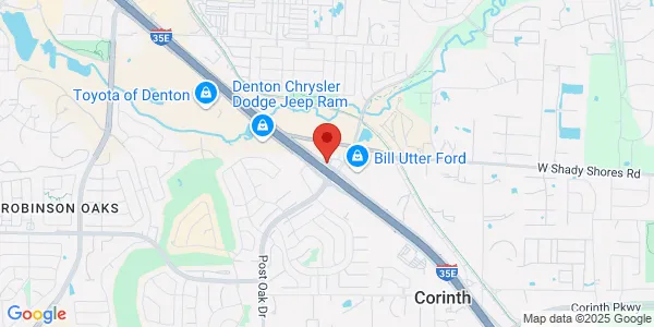 Map of 4851 S Interstate 35 E Corinth, TX 76210