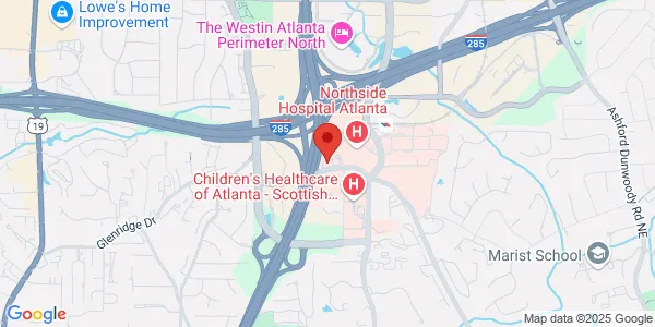 Map of 960 Johnson Ferry Rd NE Ste 400 Atlanta, GA 30342
