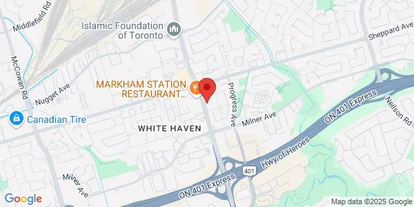 Map of 1585 Markham Road Suite 108 Toronto, ON M1B 2W1 Canada