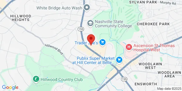 Map of 28 White Bridge Rd Ste 111 Nashville, TN 37205