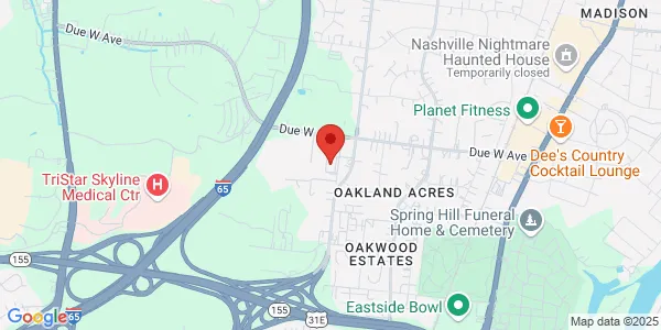 Map of 1210 Briarville Rd Ste 602F Nashville, TN 37115