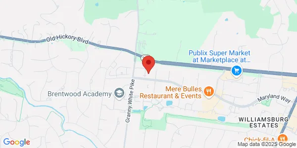 Map of 5410 Maryland Way Ste 100 Brentwood, TN 37027