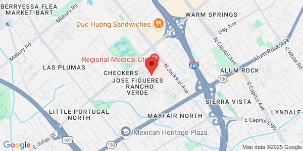 Map of 200 Jose Figueres Ave Ste 290 San Jose, CA 95116