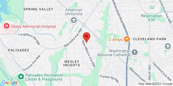 Map of 3301 New Mexico Ave NW Ste 215 Washington, DC 20016