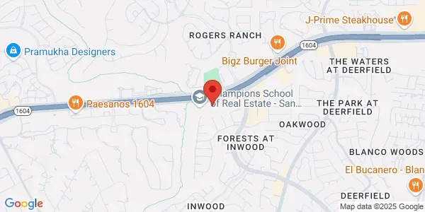 Map of 2810 N Loop 1604 W Ste 110 San Antonio, TX 78248