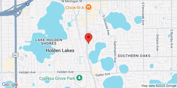 Map of 3615 S Orange Ave Orlando, FL 32806
