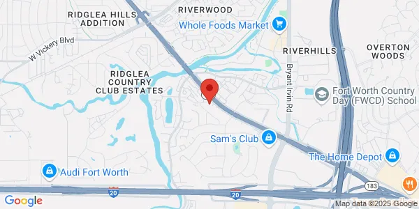 Map of 6491 Southwest Blvd Benbrook, TX 76132